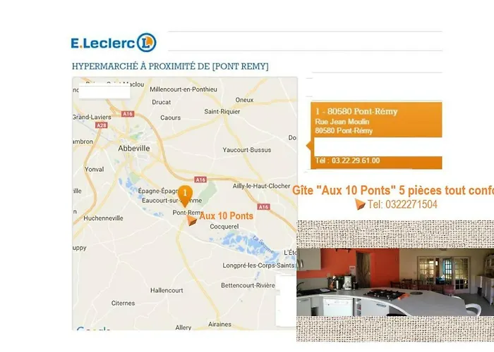 Holiday home Aux 10 Ponts Maison Spacieuse Et Conviviale Au Bord De La Somme La A 30 Min 6 Personnes Pont-Remy